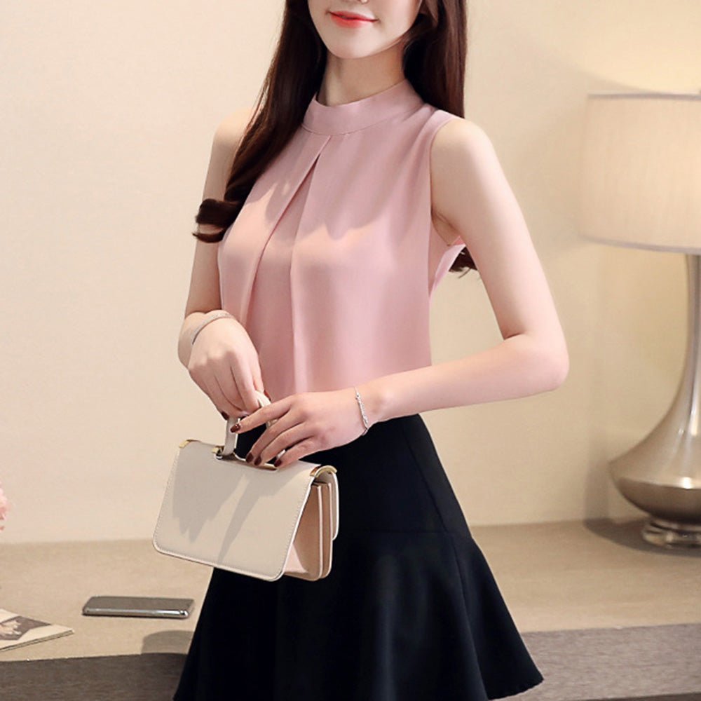 ボトルネックノースリーブトップス｜オフィスカジュアル レディース 通販【ミレジェネ】