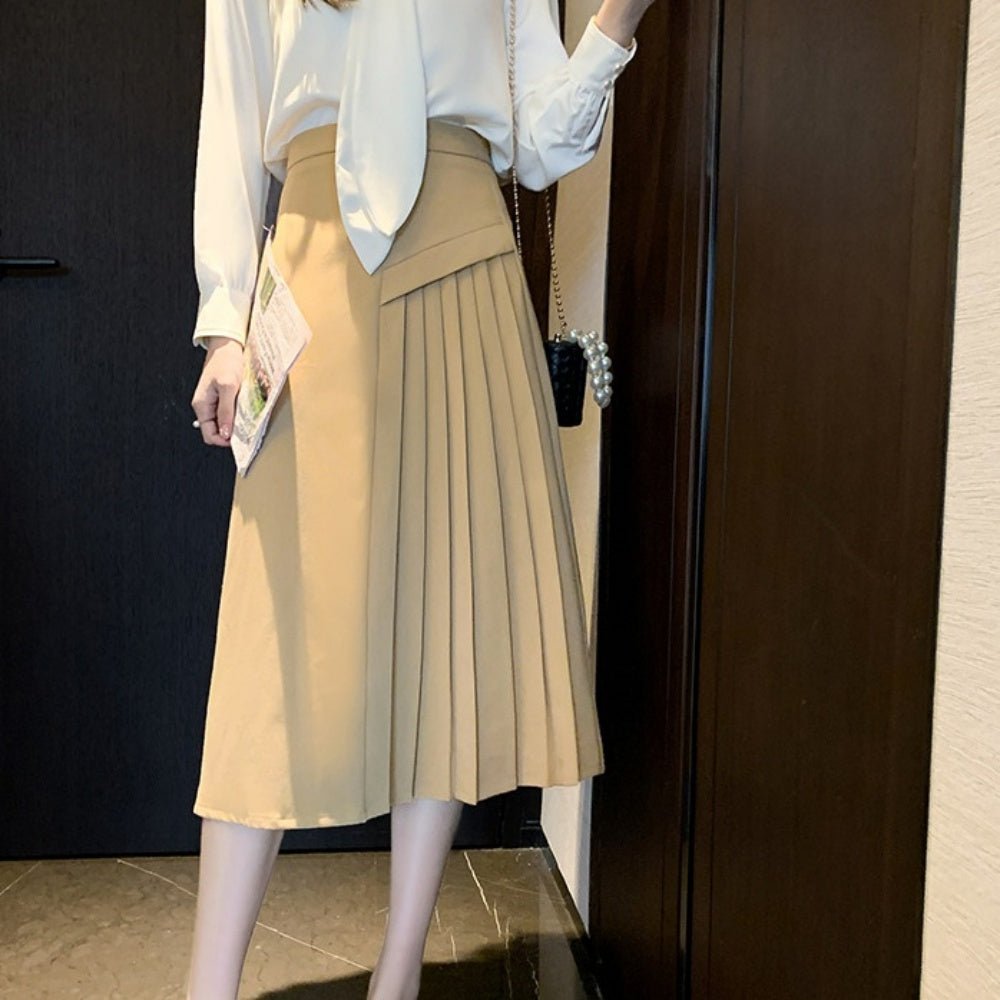 アシメプリーツスカート