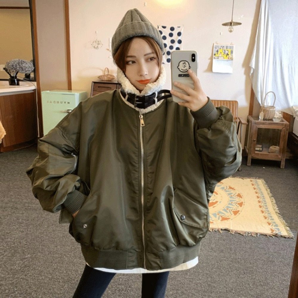 ネックベルトオーバーサイズブルゾン