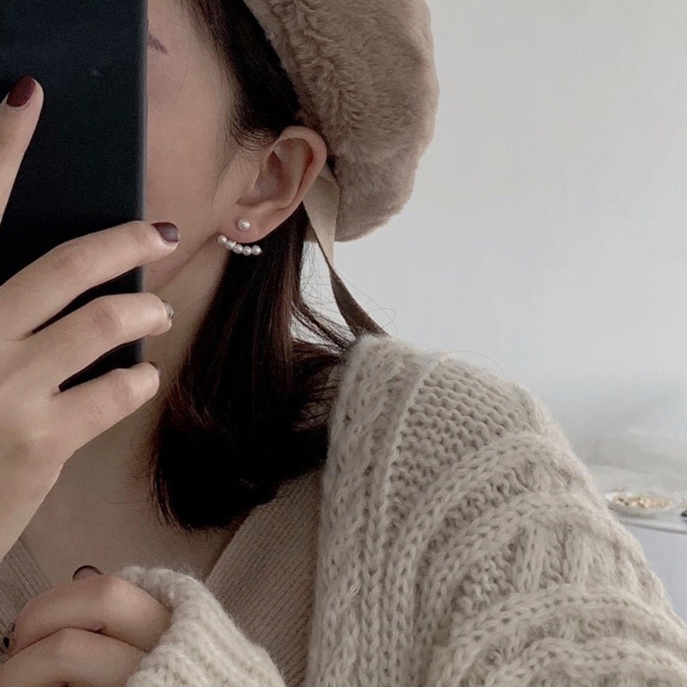 小粒パールピアス