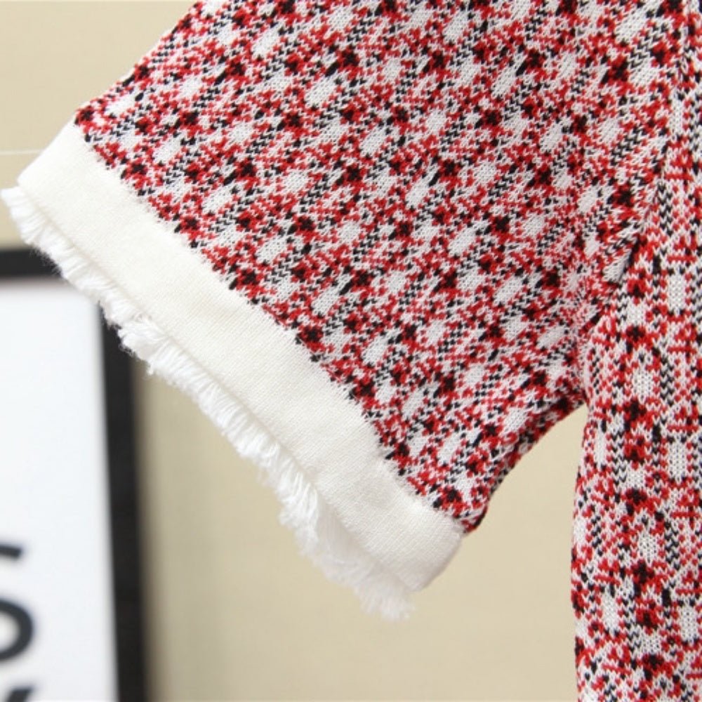 半袖ツイードトップス - Millennial Generation