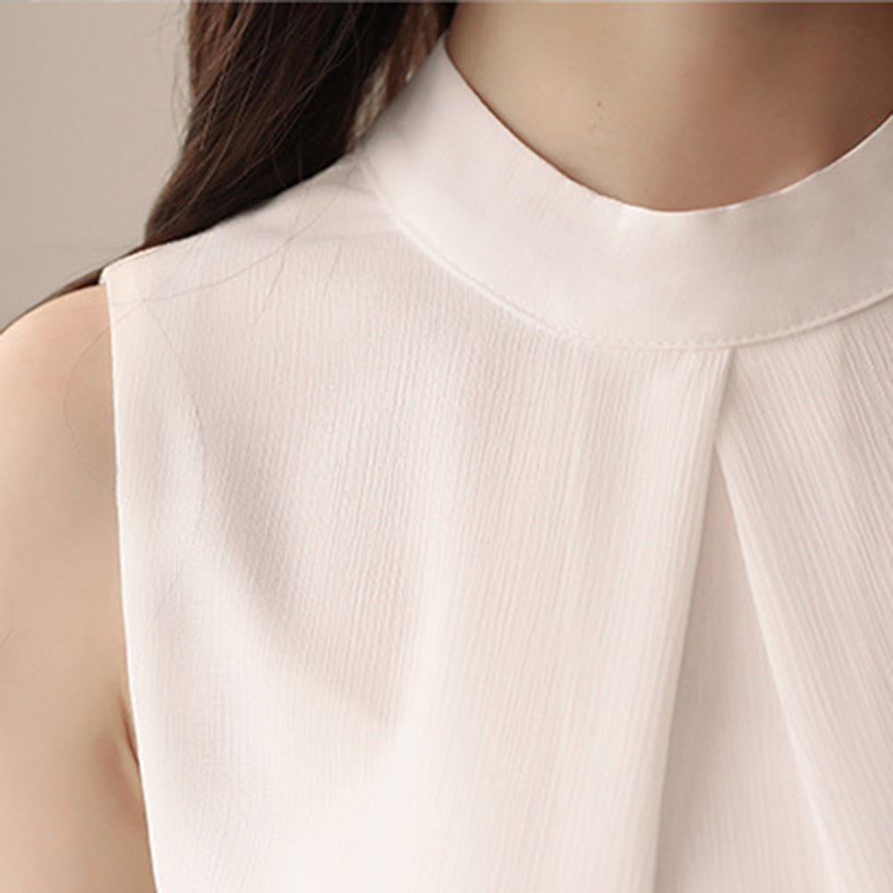 ボトルネックノースリーブトップス｜オフィスカジュアル レディース 通販【ミレジェネ】