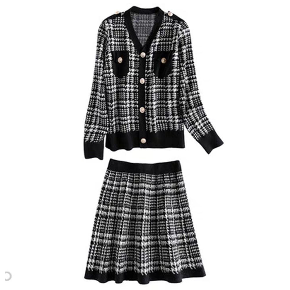 ツイードニットセットアップ｜オフィスカジュアル レディース 通販