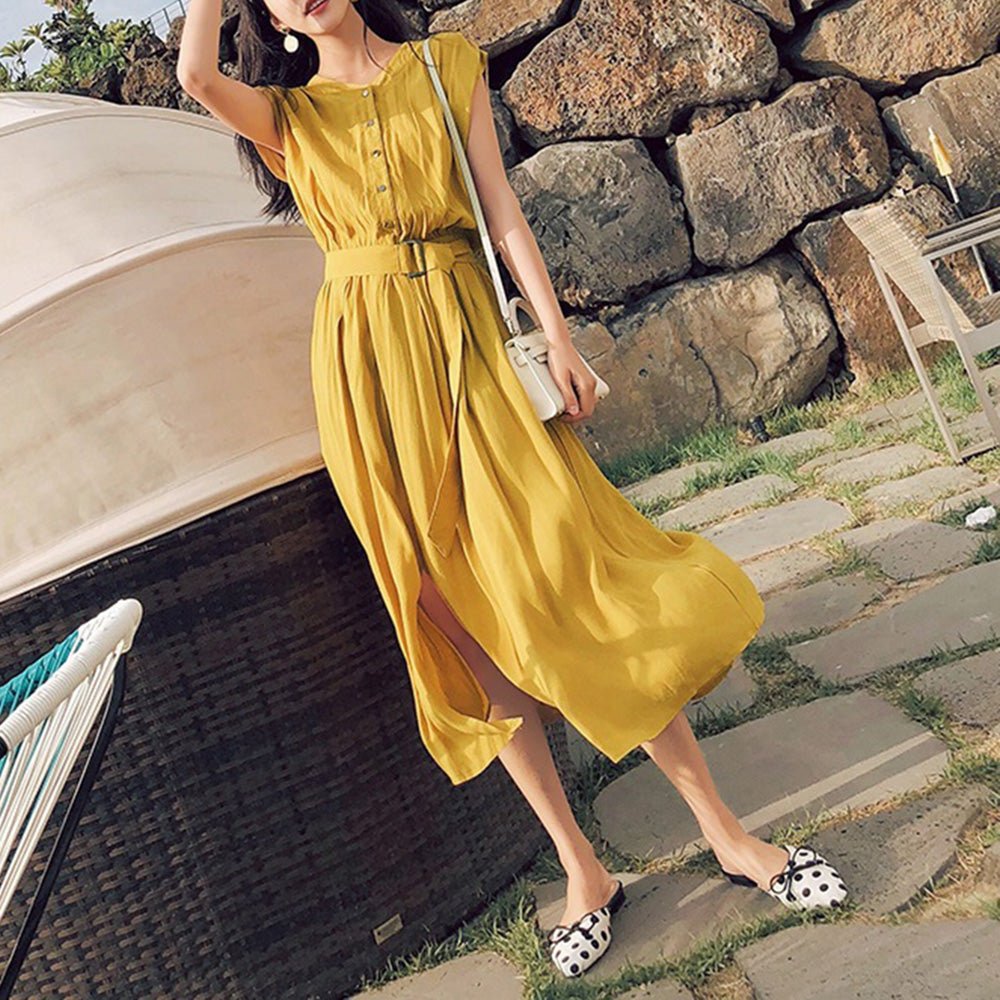 ゆるVネックシャツワンピース｜オフィスカジュアル レディース 通販【ミレジェネ】